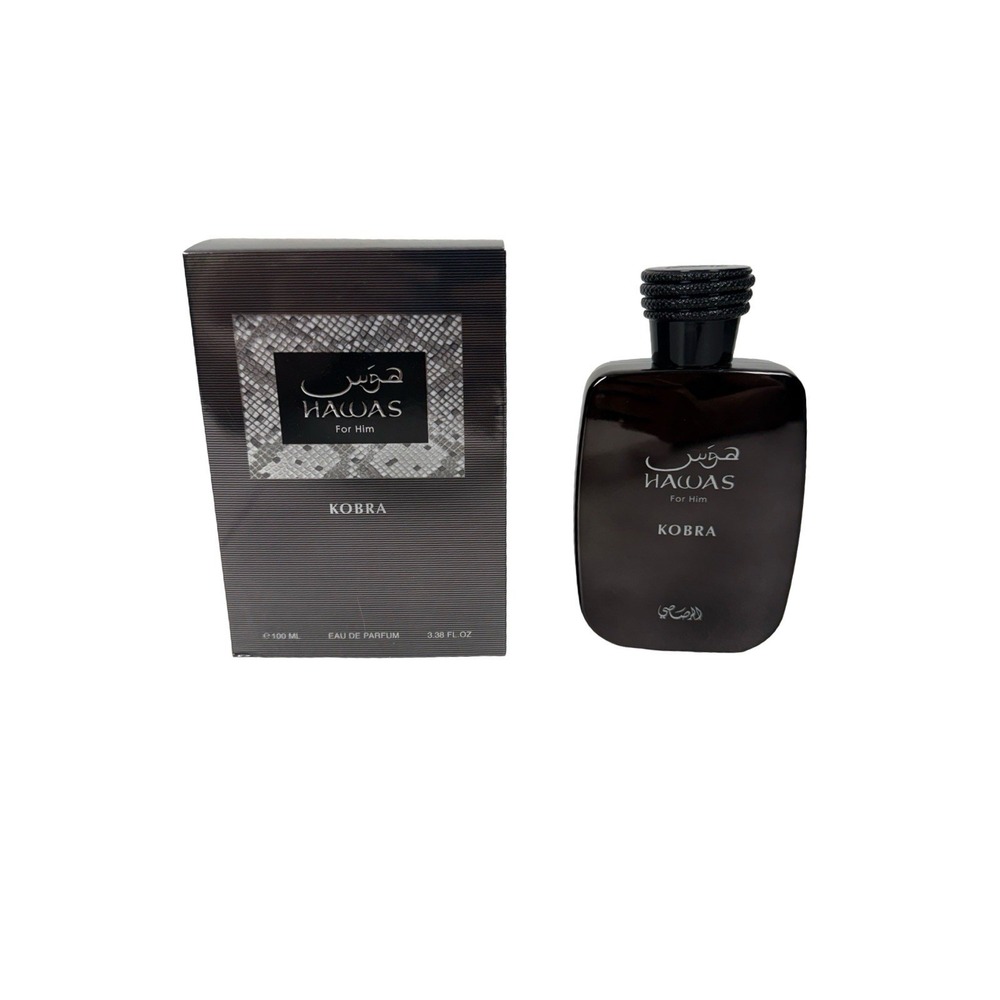 Rasasi Hawas Kobra For Him Mens Eau de Parfum Fragrance Macerated